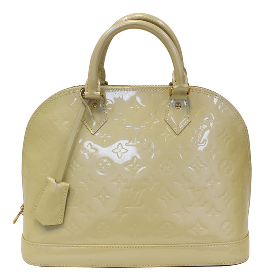 Vegan leather handbag Louis Vuitton White in Vegan leather - 28856027