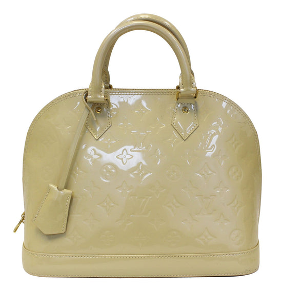 Leather handbag Louis Vuitton White in Leather - 35473558