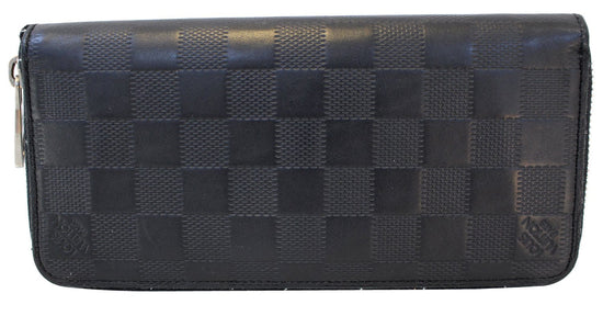 Zippy Wallet Vertical Damier Infini Leather in MEN's SMALL LEATHER