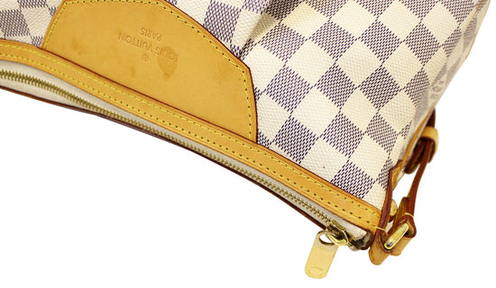 LOUIS VUITTON Damier Azur Siracusa PM Crossbody Bag (Rt. $1150) at