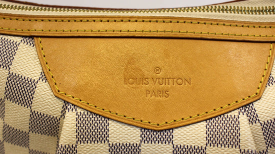 LOUIS VUITTON Damier Azur Siracusa PM Crossbody Bag (Rt. $1150) at