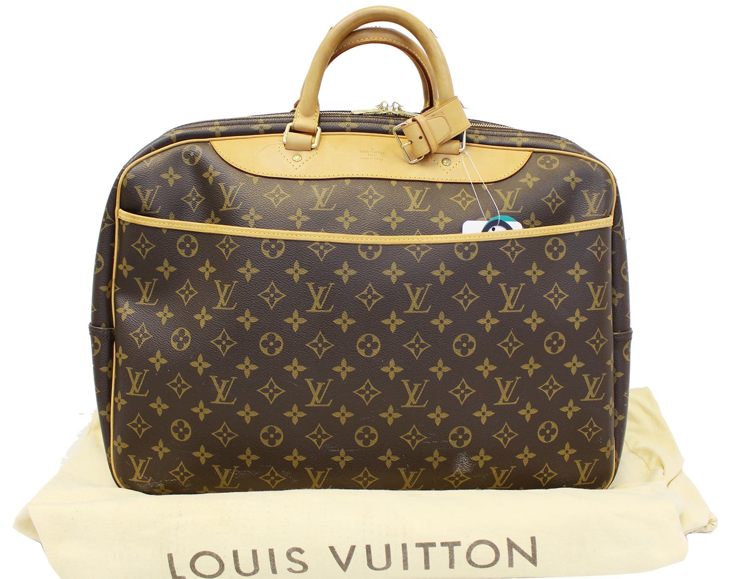 Louis Vuitton Alize Travel Bag Brown Monogram