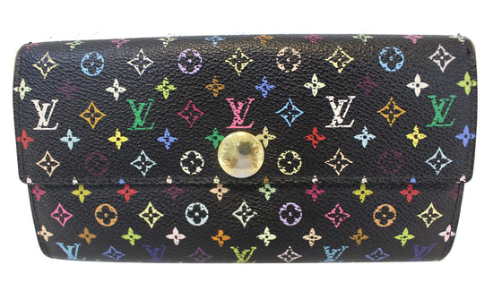 LOUIS VUITTON purse M93744 Portefeiulle Sarah Monogram multicolor mult –