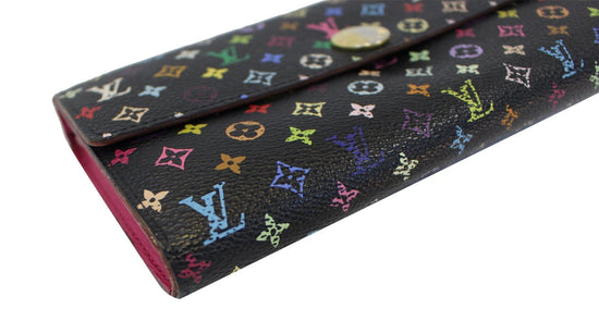 Louis Vuitton Monogram Multicolor Porte Feuille Sarah Long Bifold Wallet  TH0095