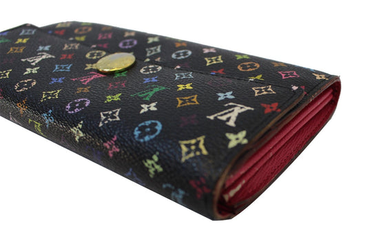 Louis Vuitton Monogram Multicolor Porte Feuille Sarah Long Bifold Wallet  TH0095