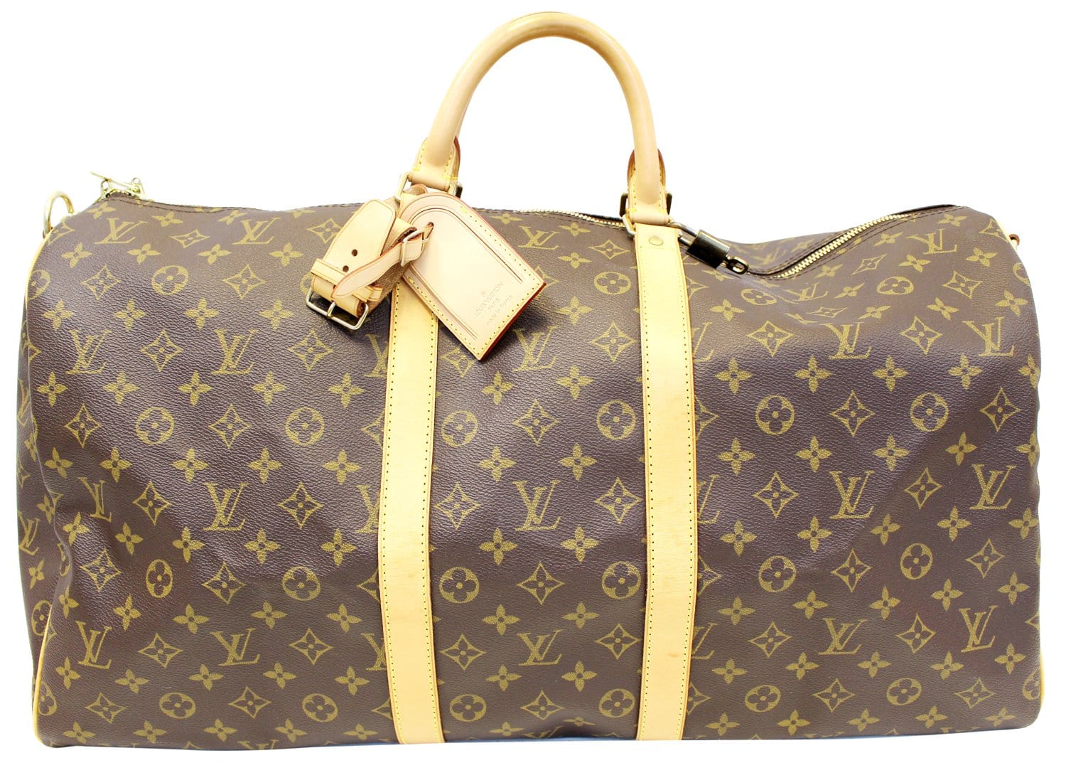 Used louis vuitton keepall bandouliere 55 duffel bag / X-LARGE