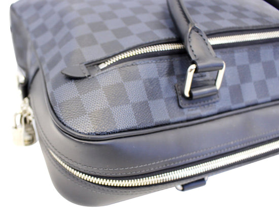 LOUIS VUITTON Work LV Cobalt Damier Tote Portfolio Briefcase