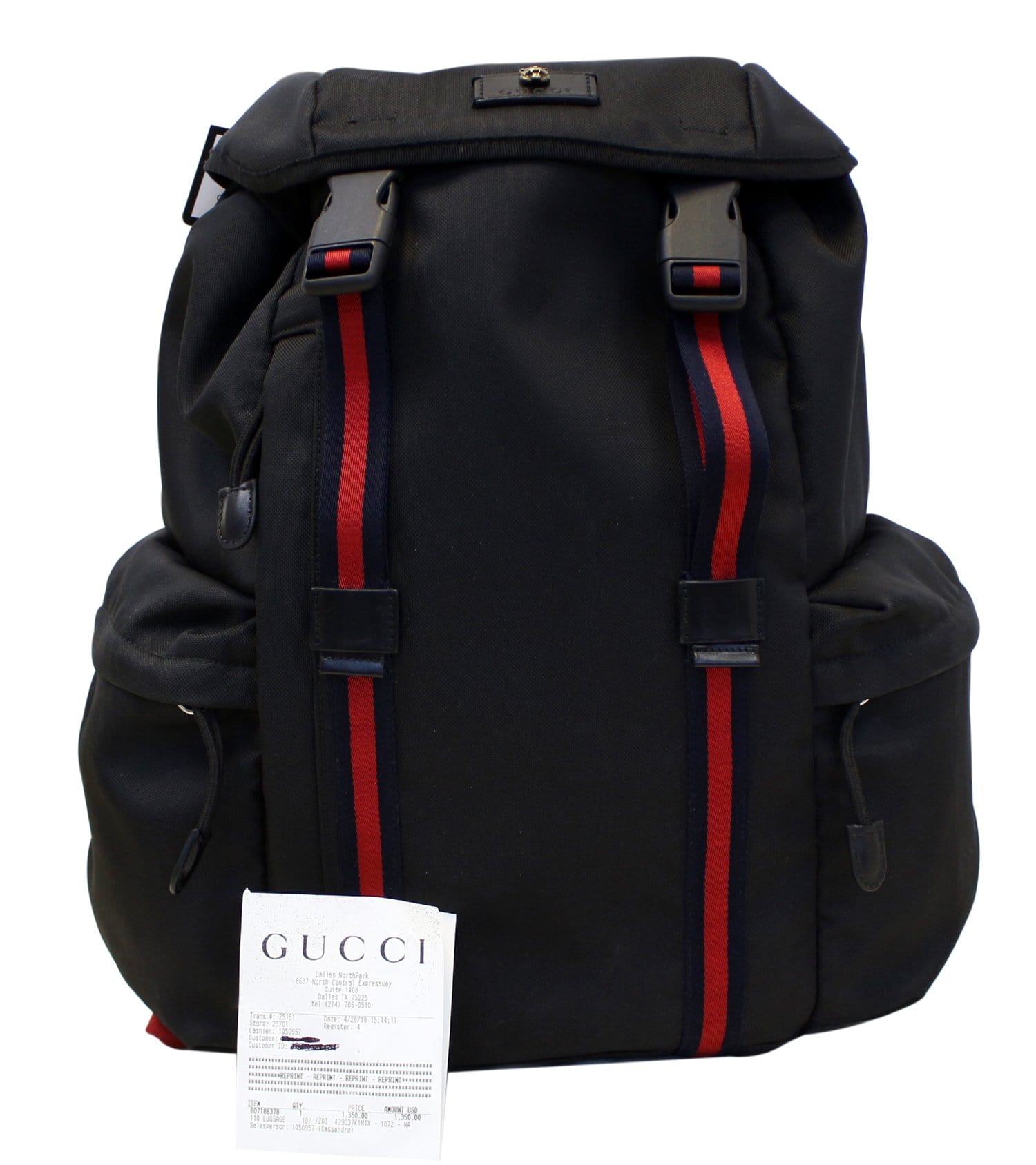 GUCCI Backpack Daypack 429037 canvas Black mens Used –
