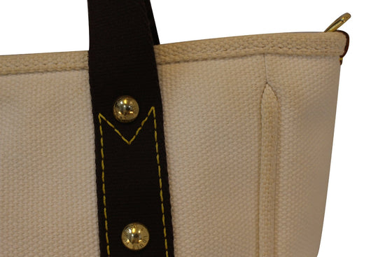 Louis Vuitton Limited Edition Cream Canvas Antigua Cabas MM Bag - Yoogi's  Closet