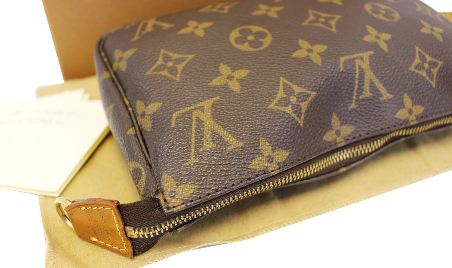 Louis Vuitton Pochette Trunk Verticale Monogram Brown/Black in Coated  Canvas/Leather with Gold-tone - US