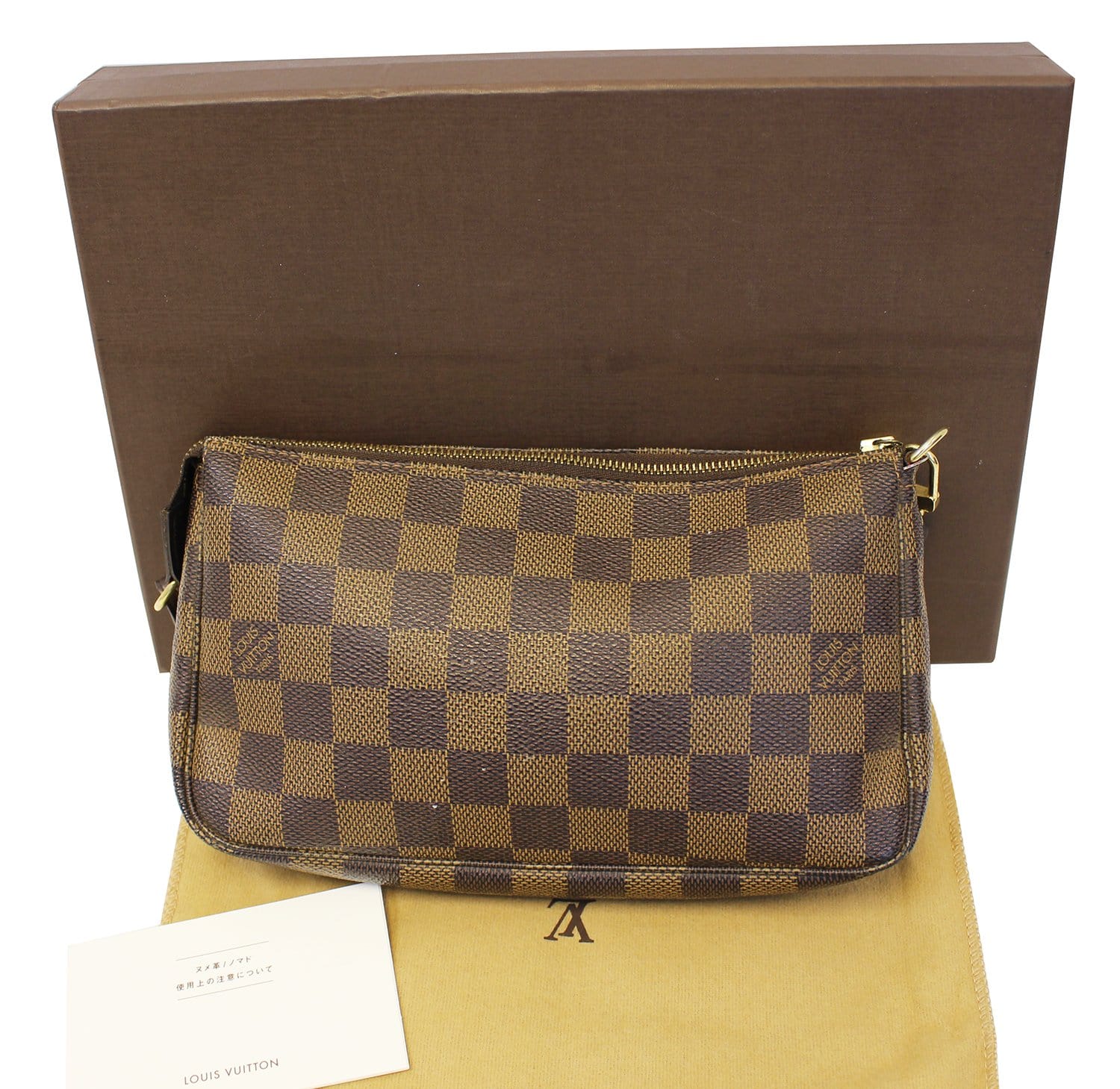 LOUIS VUITTON Damier Ebene Pochette Accessoires Pouch