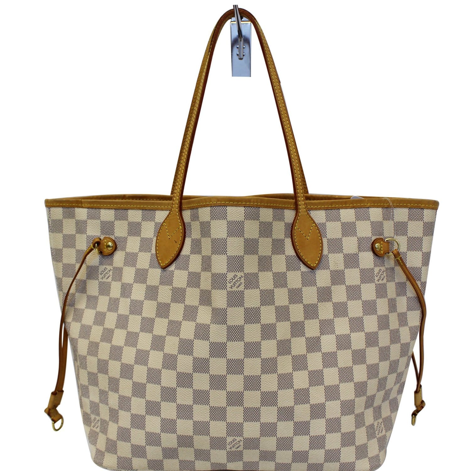 Louis Vuitton Damier Azur Totally MM Tote Bag Shoulder with Zipper 88l –  Bagriculture