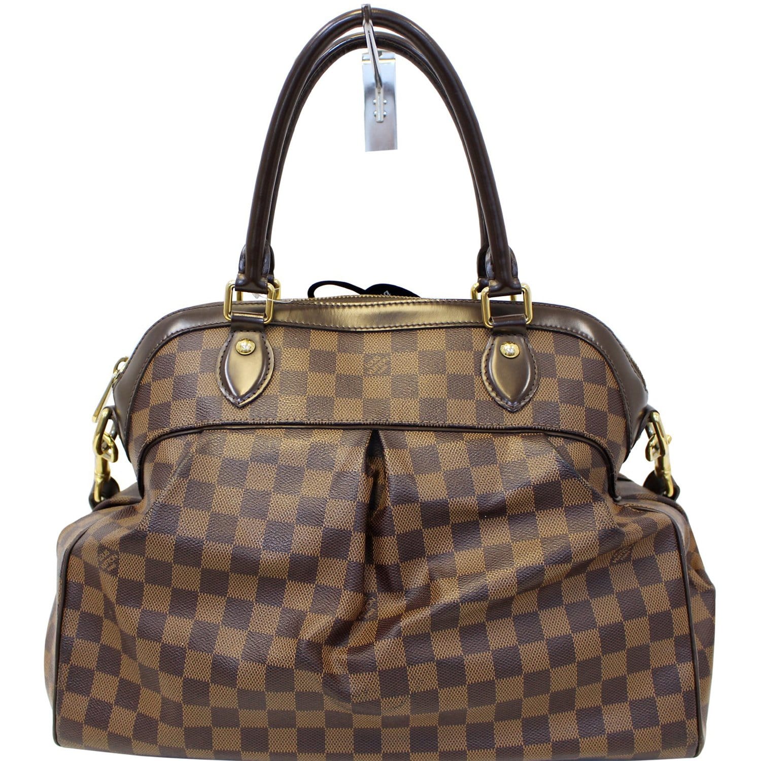 LOUIS VUITTON Trevi GM Damier Ebene 2way Shoulder Handbag