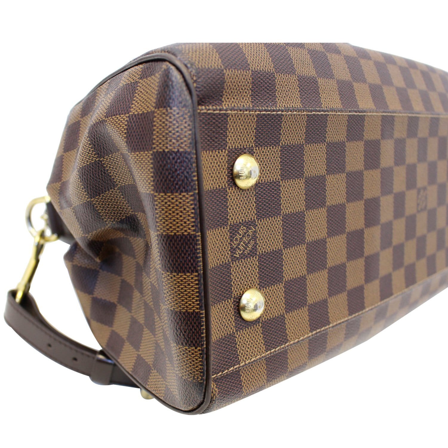 LOUIS VUITTON Trevi GM Damier Ebene 2way Shoulder Handbag