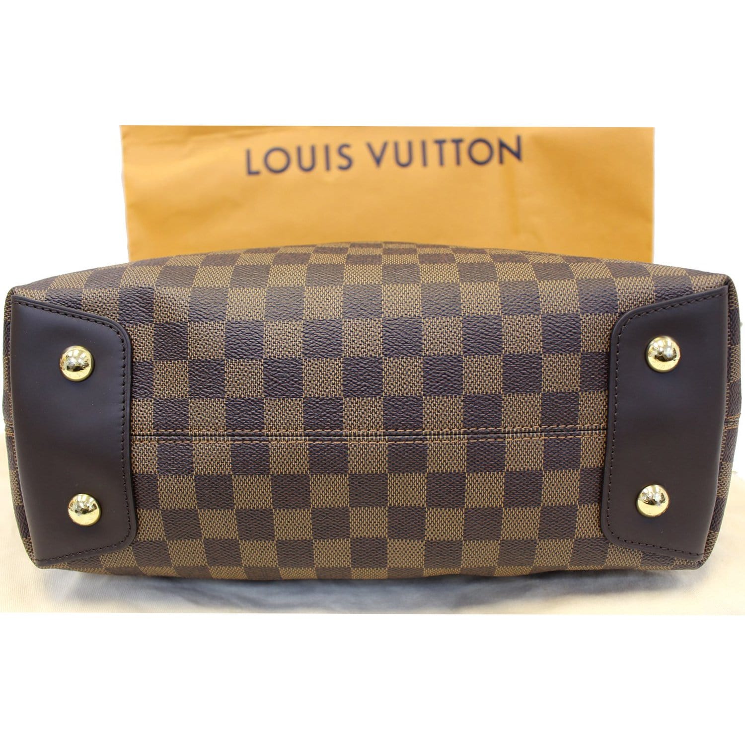 LOUIS VUITTON Duomo Hobo Damier Ebene Shoulder Bag