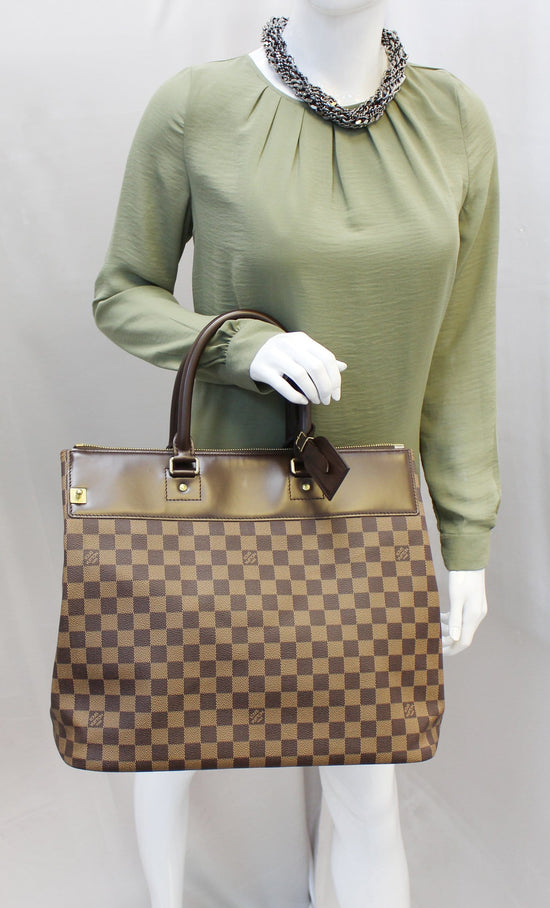 Louis Vuitton Greenwich PM Damier Ebene Travel Tote Bag