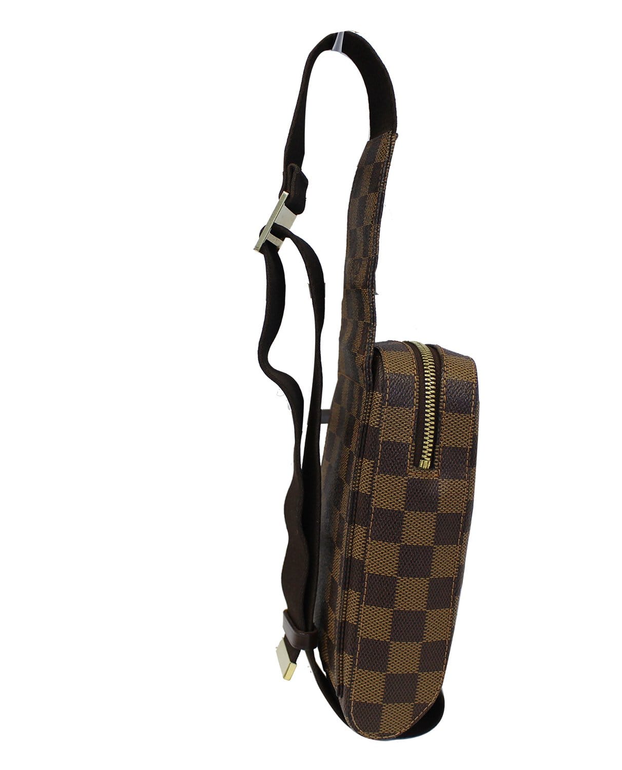 Brown Louis Vuitton Damier Ebene Geronimos Crossbody Bag