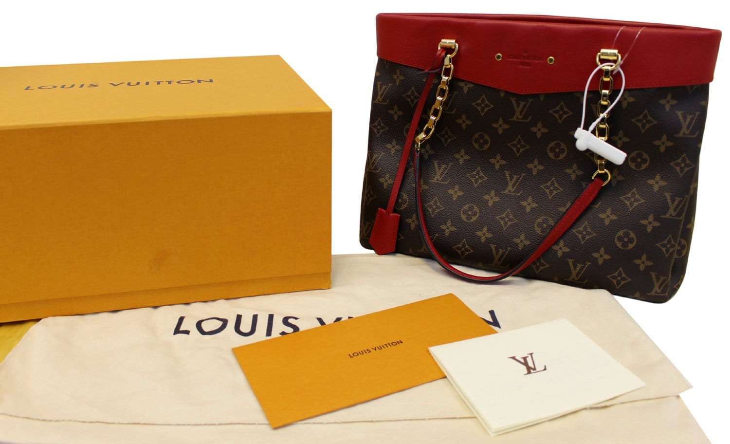 Louis Vuitton Cherry Monogram Canvas Pallas Chain Bag