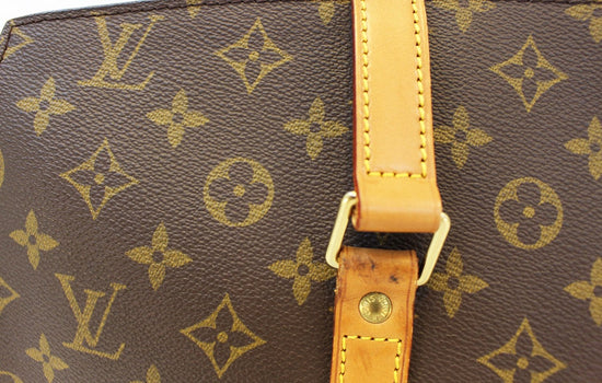 Vintage Authentic Louis Vuitton Monogram Sac Rond Point Shoulder Bag