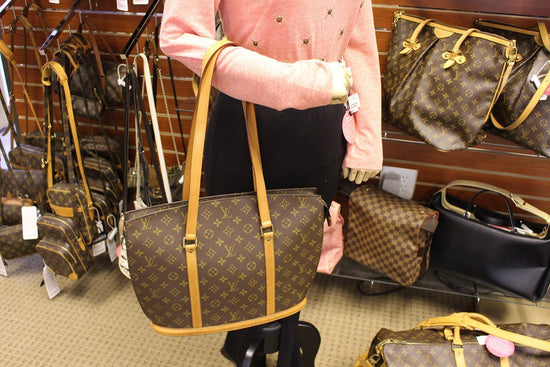 Lot - Louis Vuitton Monogram Babylone Tote Shoulder Bag