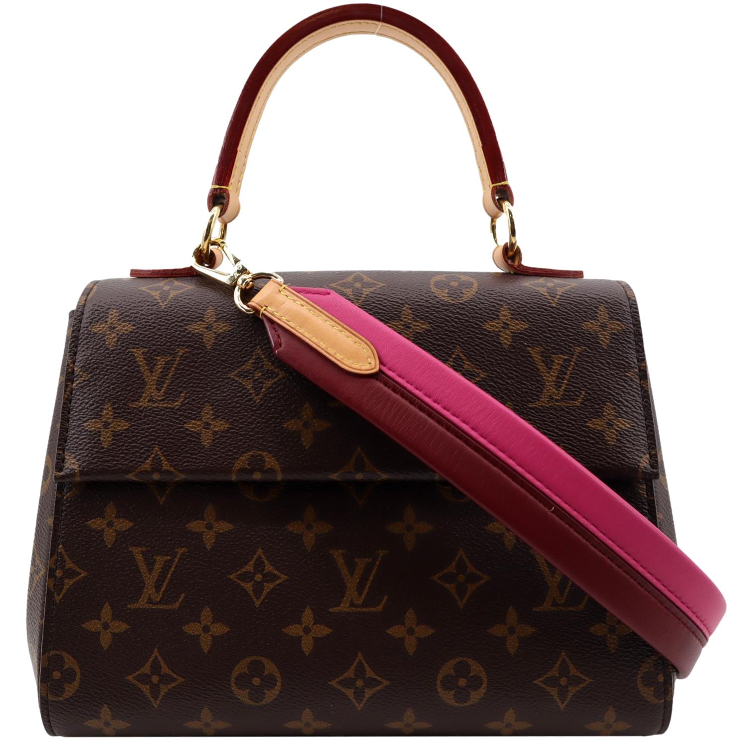 Louis Vuitton Monogram Canvas Cluny BB Bordeaux/Fuchsia Bag