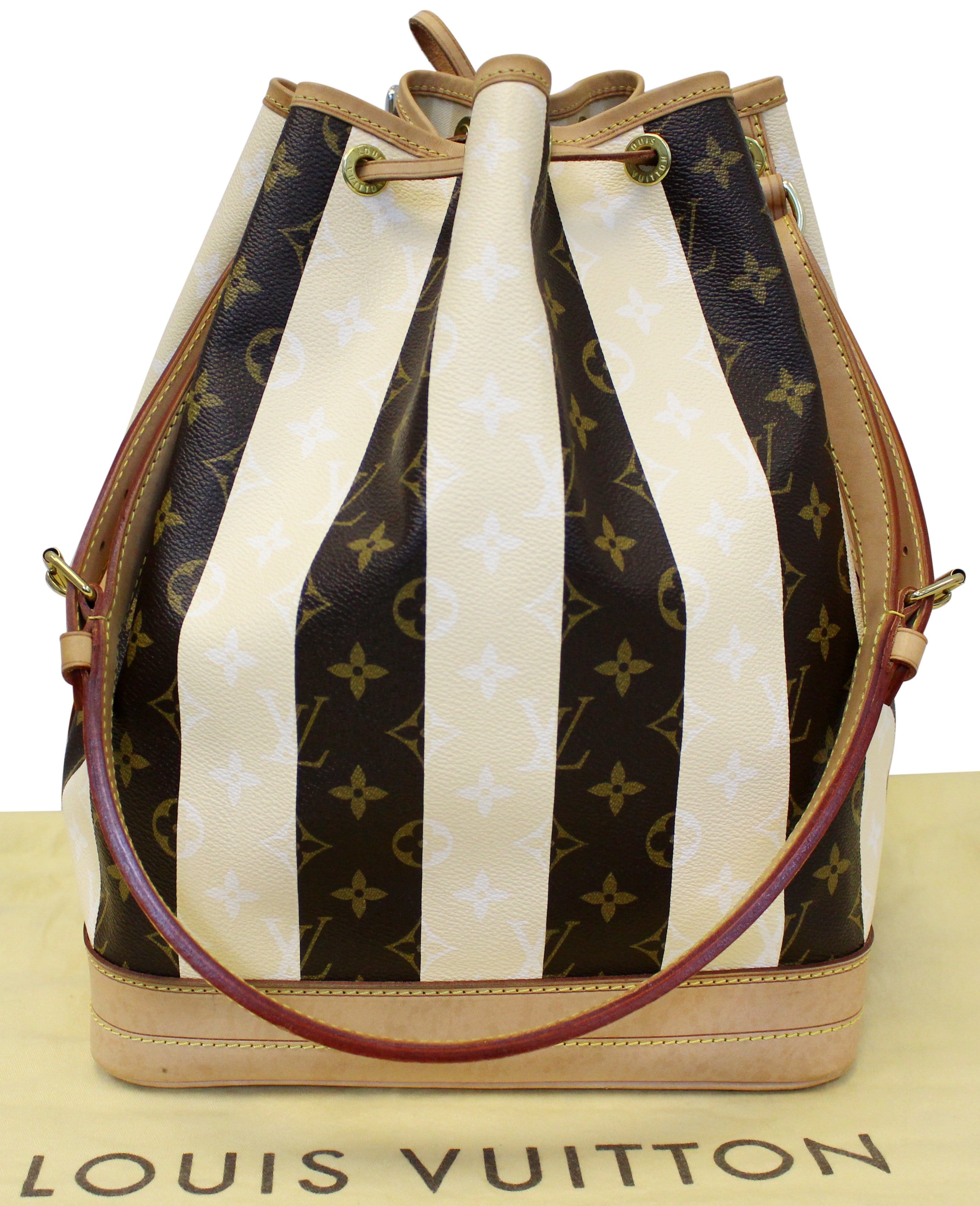 LOUIS VUITTON Monogram Rayures Neverfull XL 458370