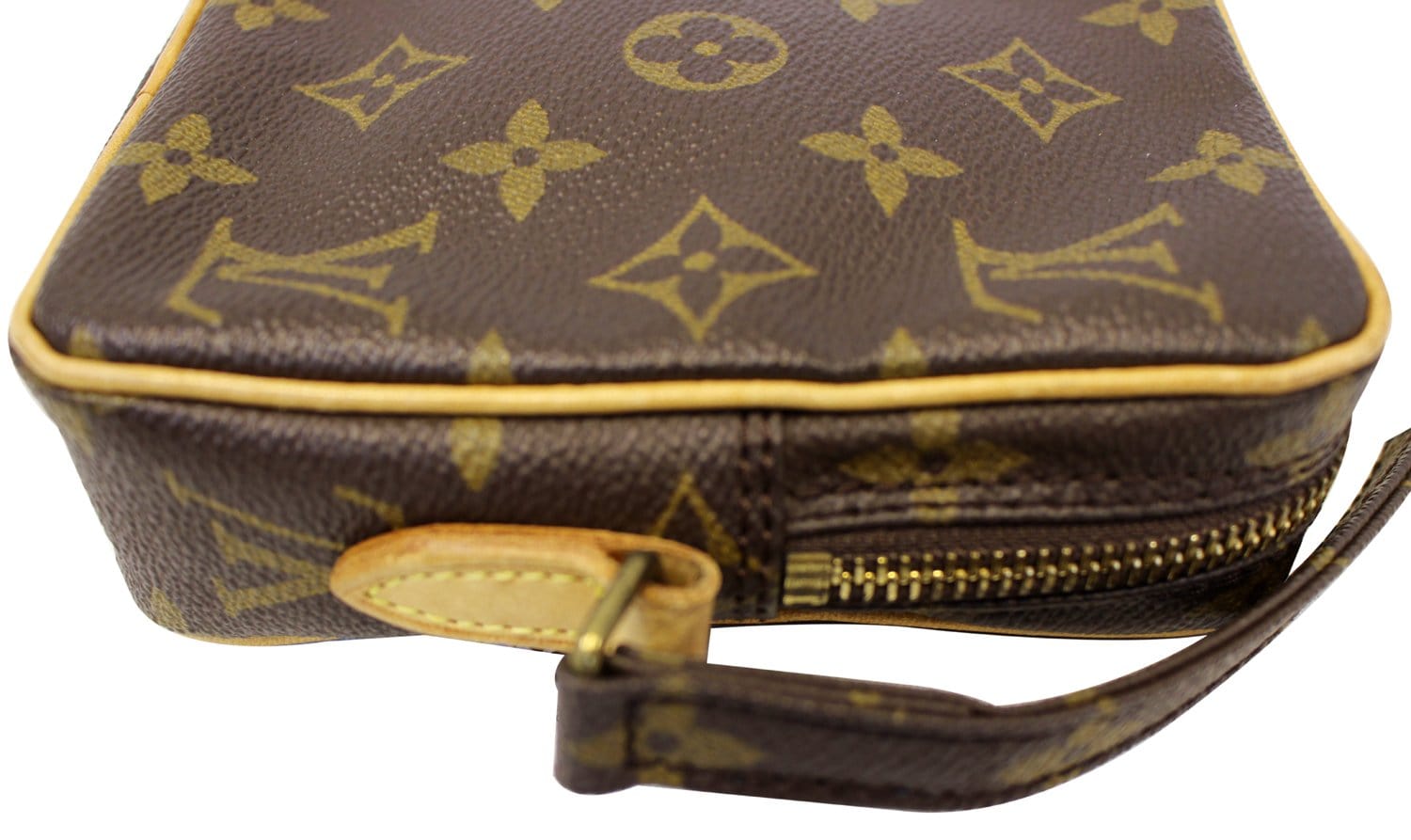 LOUIS VUITTON Monogram Canvas Mini Brown Danube Bag TT2095