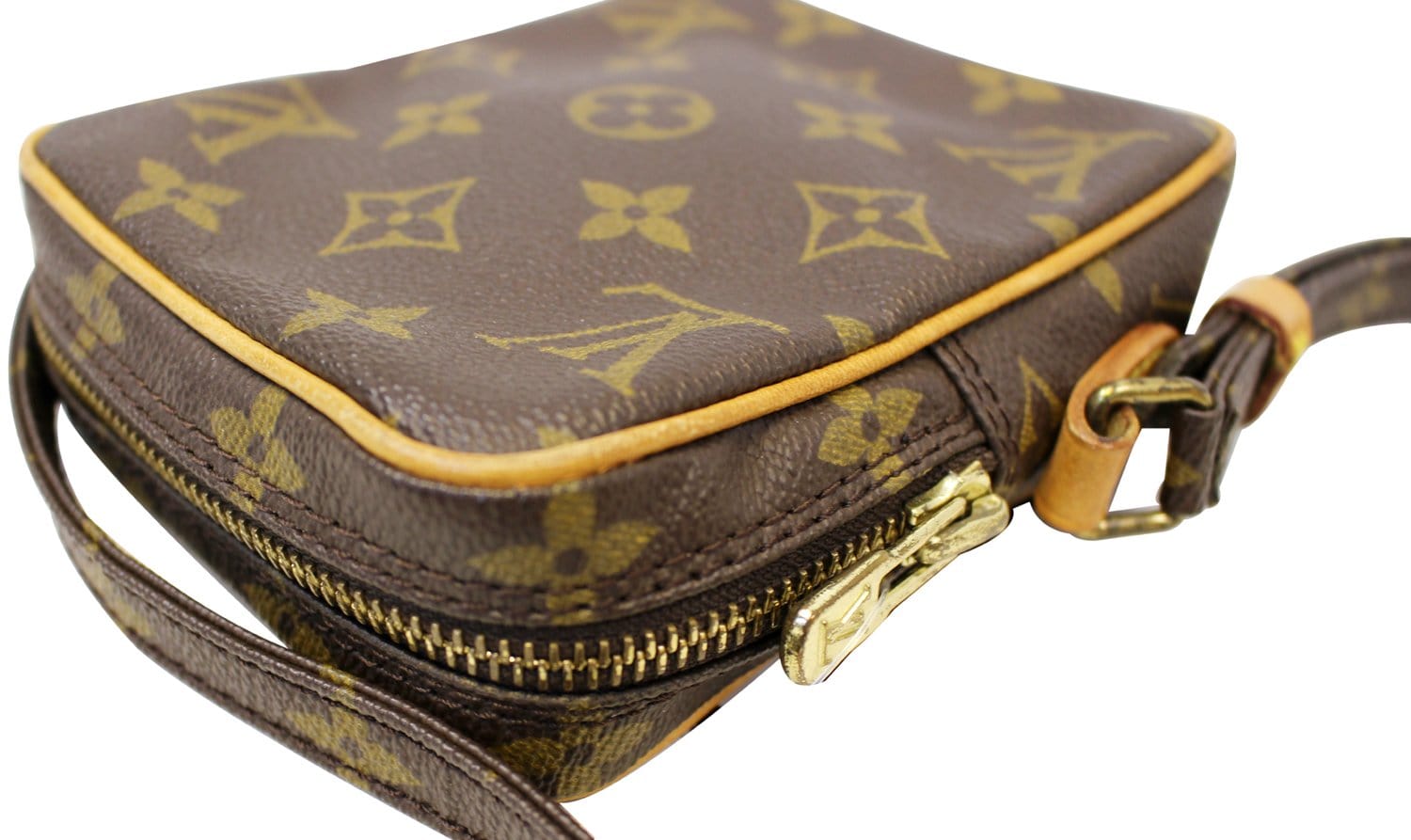 LOUIS VUITTON Monogram Canvas Mini Brown Danube Bag TT2095