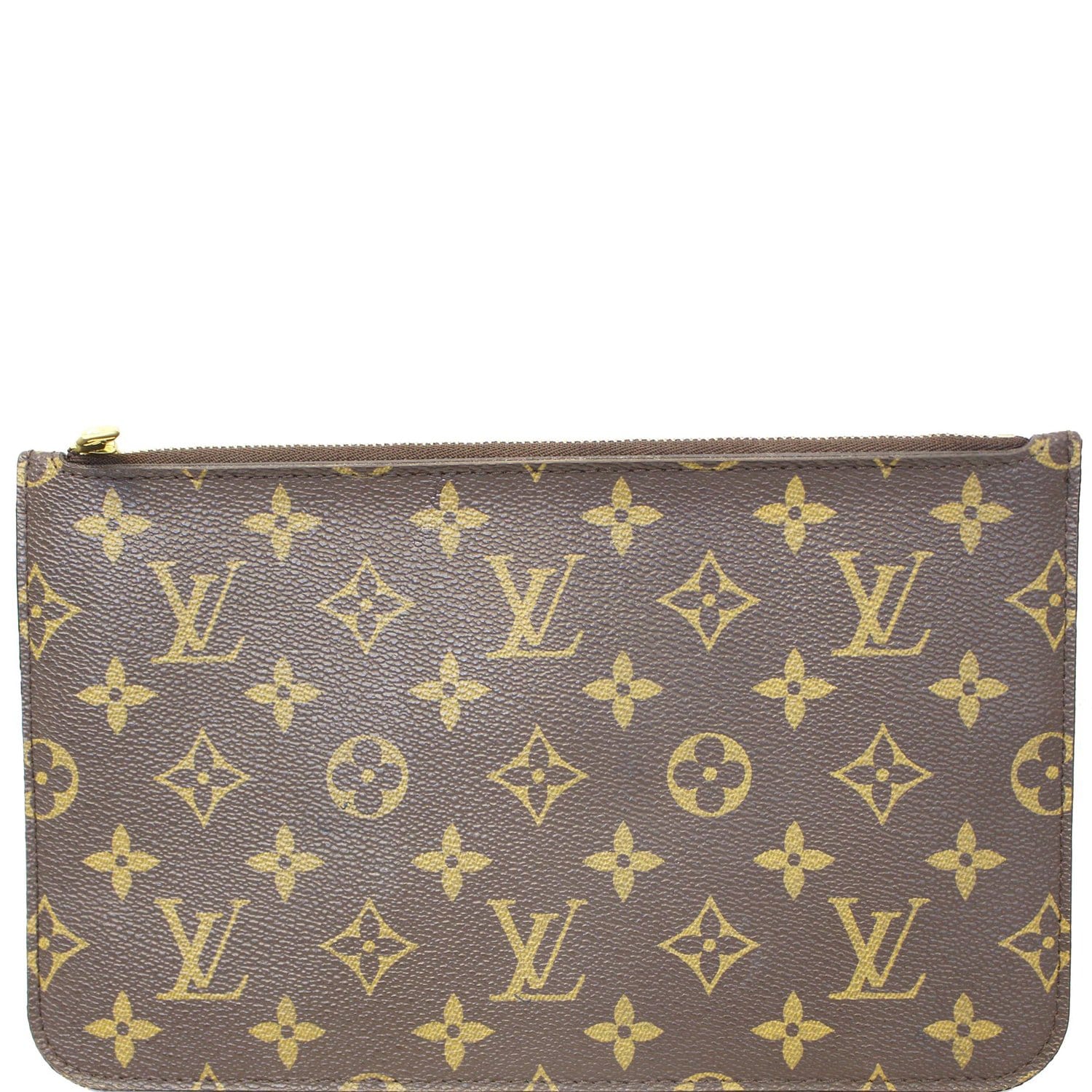 LOUIS VUITTON Pochette Wristlet Pouch Monogram Canvas Neverfull MM