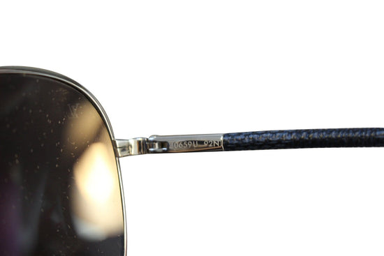 Louis Vuitton Silvertone Metal Aviator Sunglasses