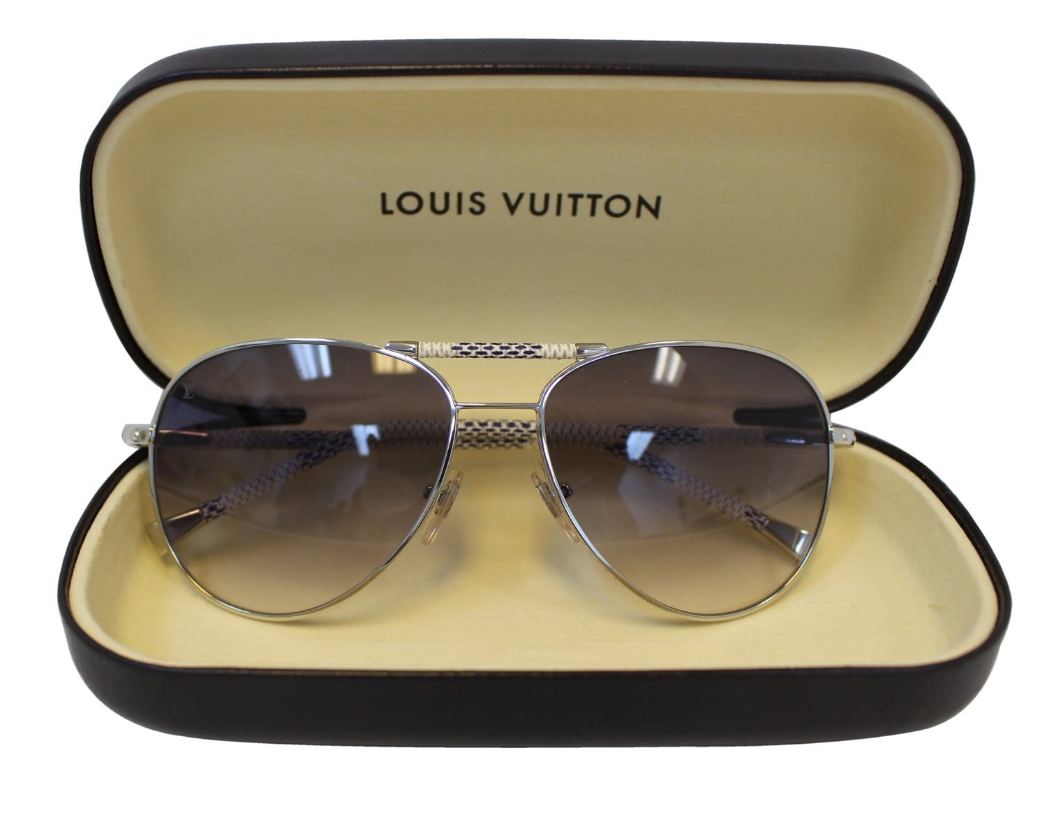 Sunglasses Louis Vuitton Silver in Metal - 33917155