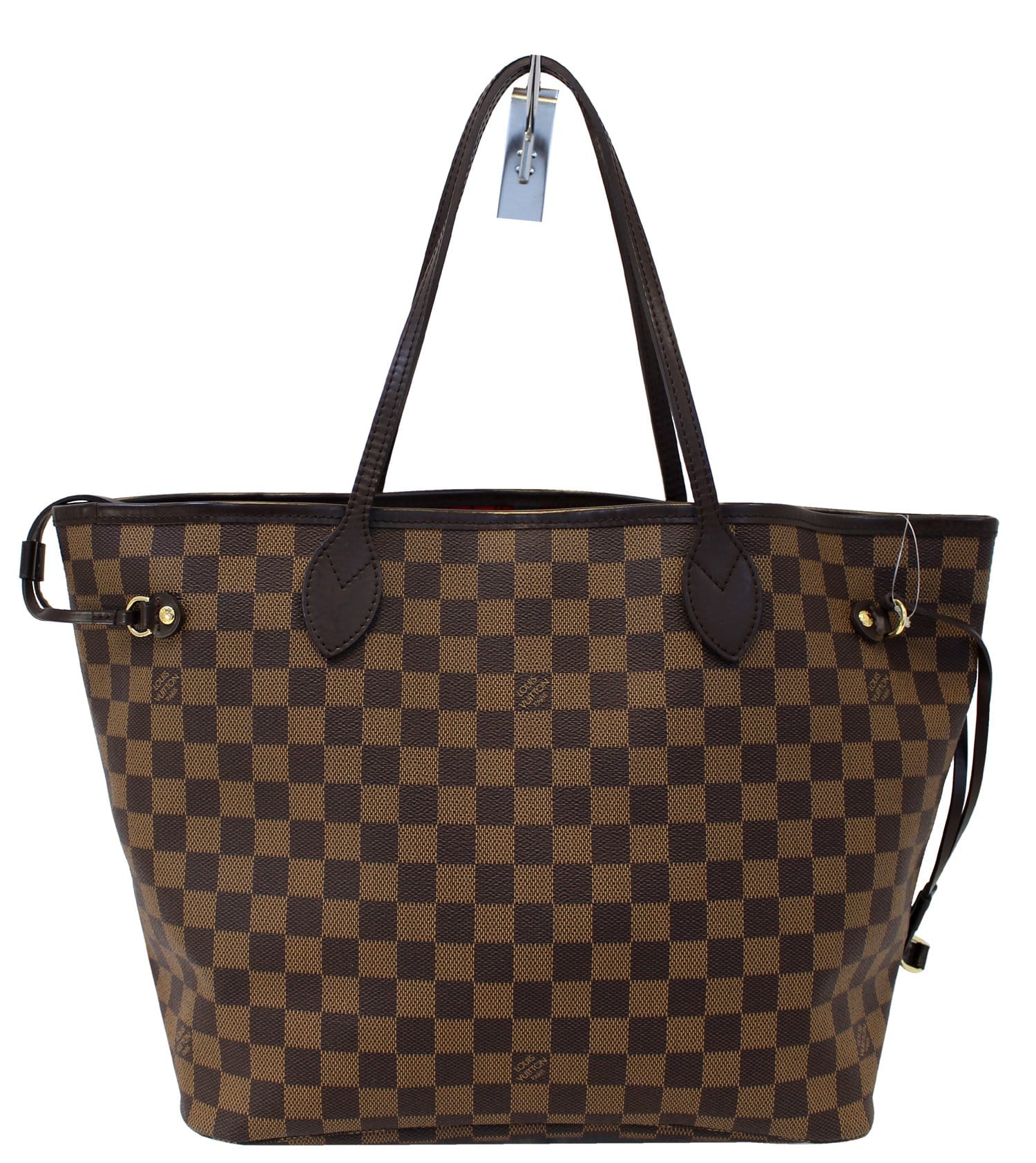 Authentic LOUIS VUITTON Neverfull MM Damier Ebene Shoulder Bag E3438