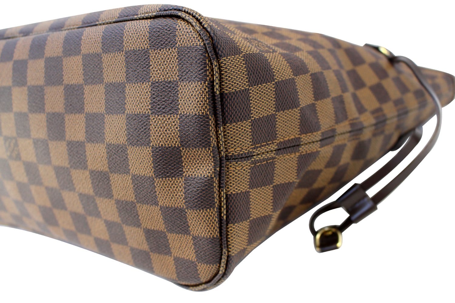 Authentic LOUIS VUITTON Neverfull MM Damier Ebene Shoulder Bag E3438