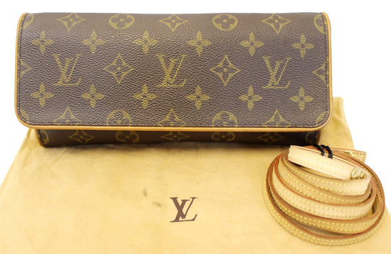 Louis Vuitton Monogram Pochette Twin GM w/ Strap - Brown Crossbody