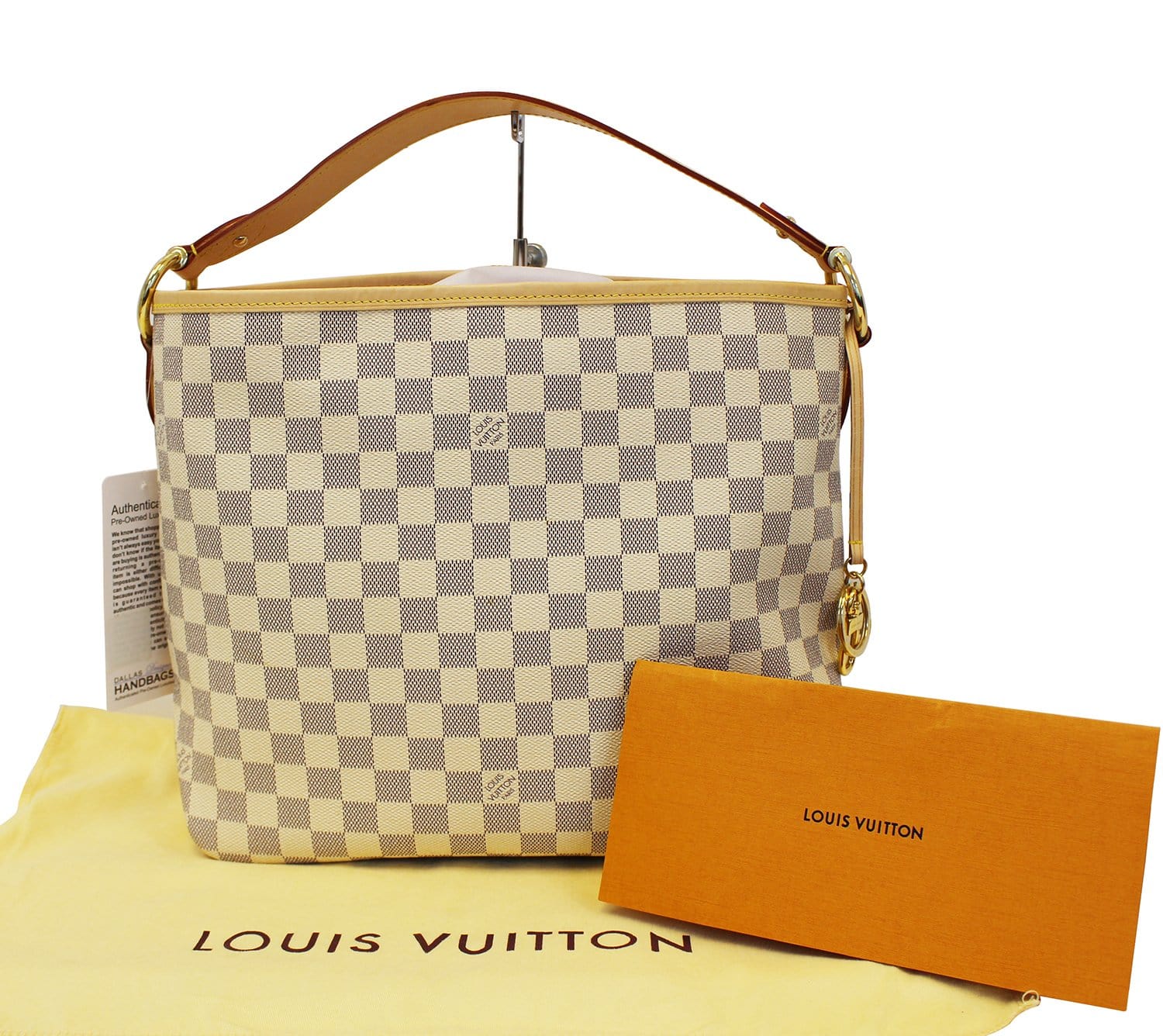 LOUIS VUITTON Shoulder Bag Pre Owned Damier Azur Delightful PM NM