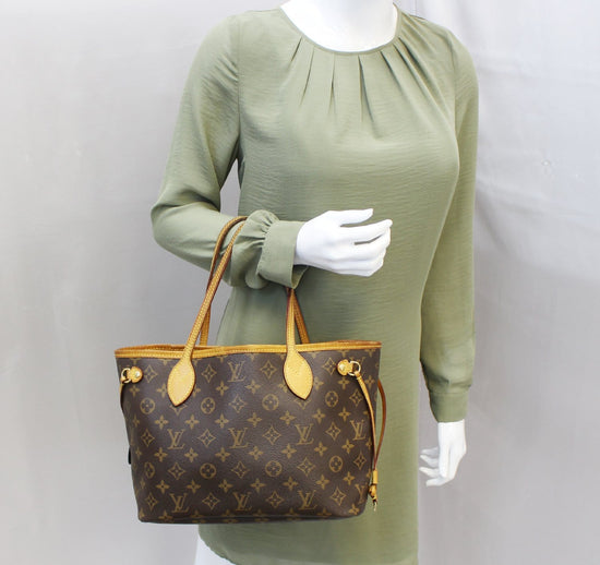 LOUIS VUITTON Neverfull PM Monogram Canvas Tote Bag-US