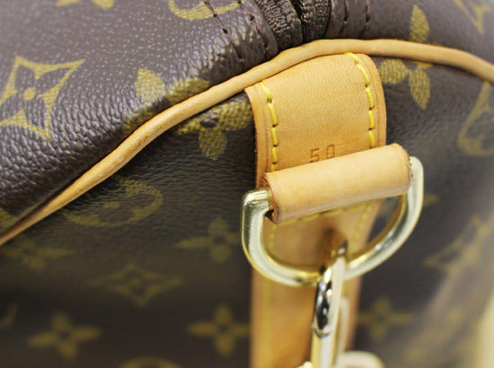 M44740 Louis Vuitton Summer Edition Classic Monogram Canva Keepall  Bandouliere 50