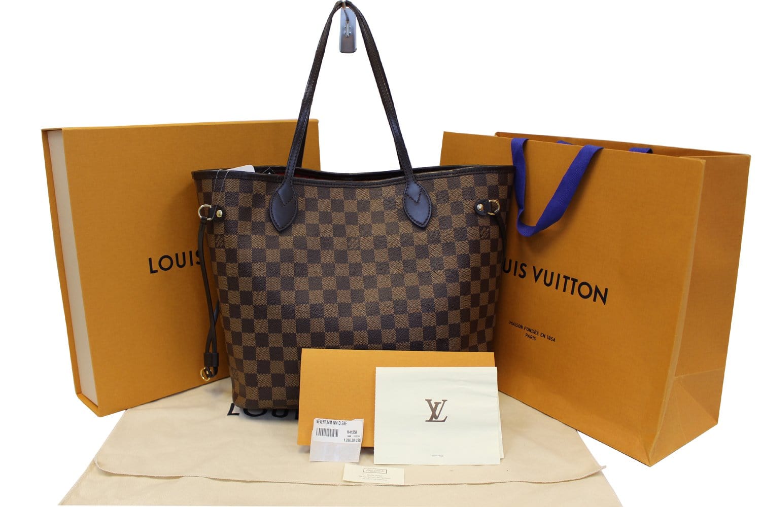 Louis Vuitton Maison Fondee En 1854 Paris Bag