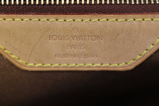 Louis Vuitton Monogram Abbesses Brown Leather Cloth ref.90748 - Joli Closet