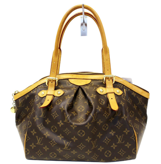 Louis Vuitton Tivoli GM Large Tote Monogram Shoulder Bag Leather Brown Purse  LV
