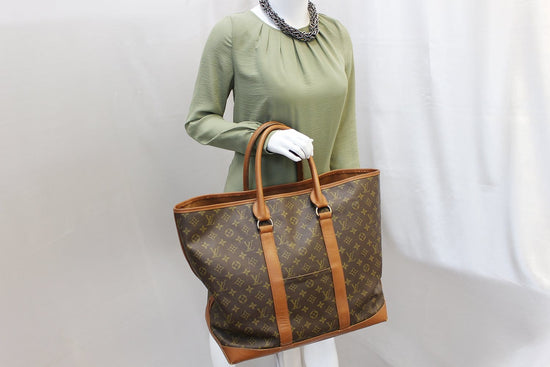 Louis Vuitton Monogram Sac Weekend GM Vintage Tote Bag M42420