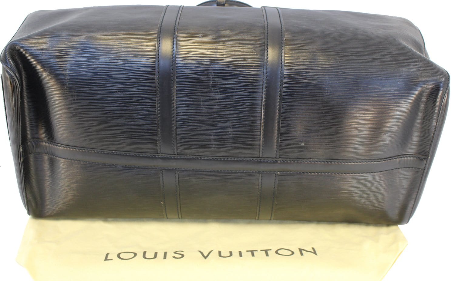 Louis Vuitton Keepall 55 Bag Epi Leather - Black - Pre-Owned – LS Personal  Shopper