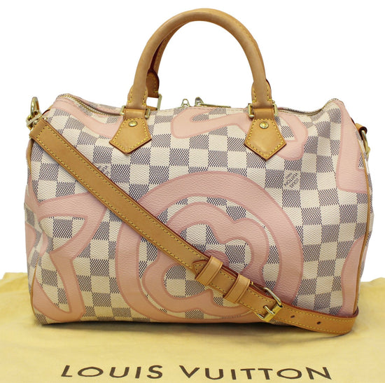 Louis Vuitton Pink Azur Tahitienne Speedy 30 Bandouliere
