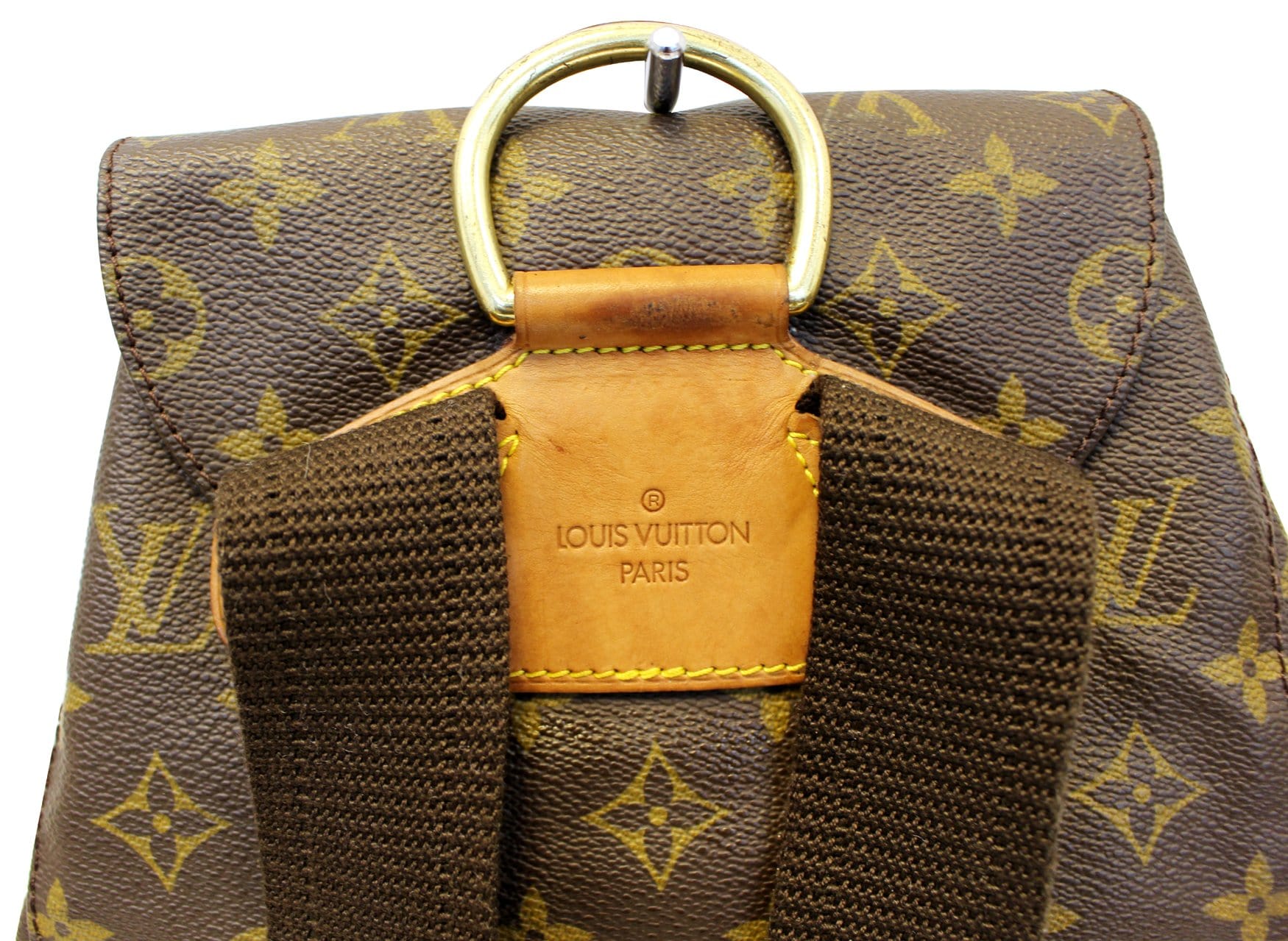 What Goes Around Comes Around Louis Vuitton Montsouris Damier Ebene Backpack