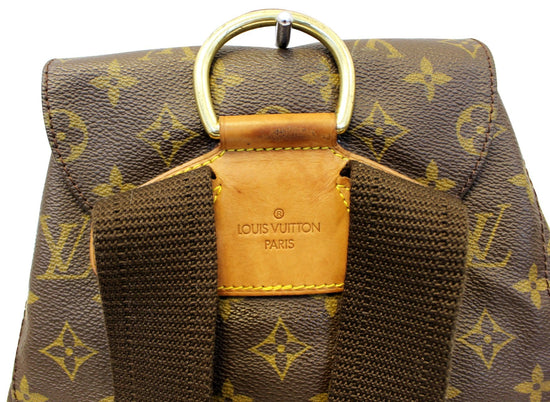 LOUIS VUITTON Montsouris Used Back Pack Monogram Brown M51135