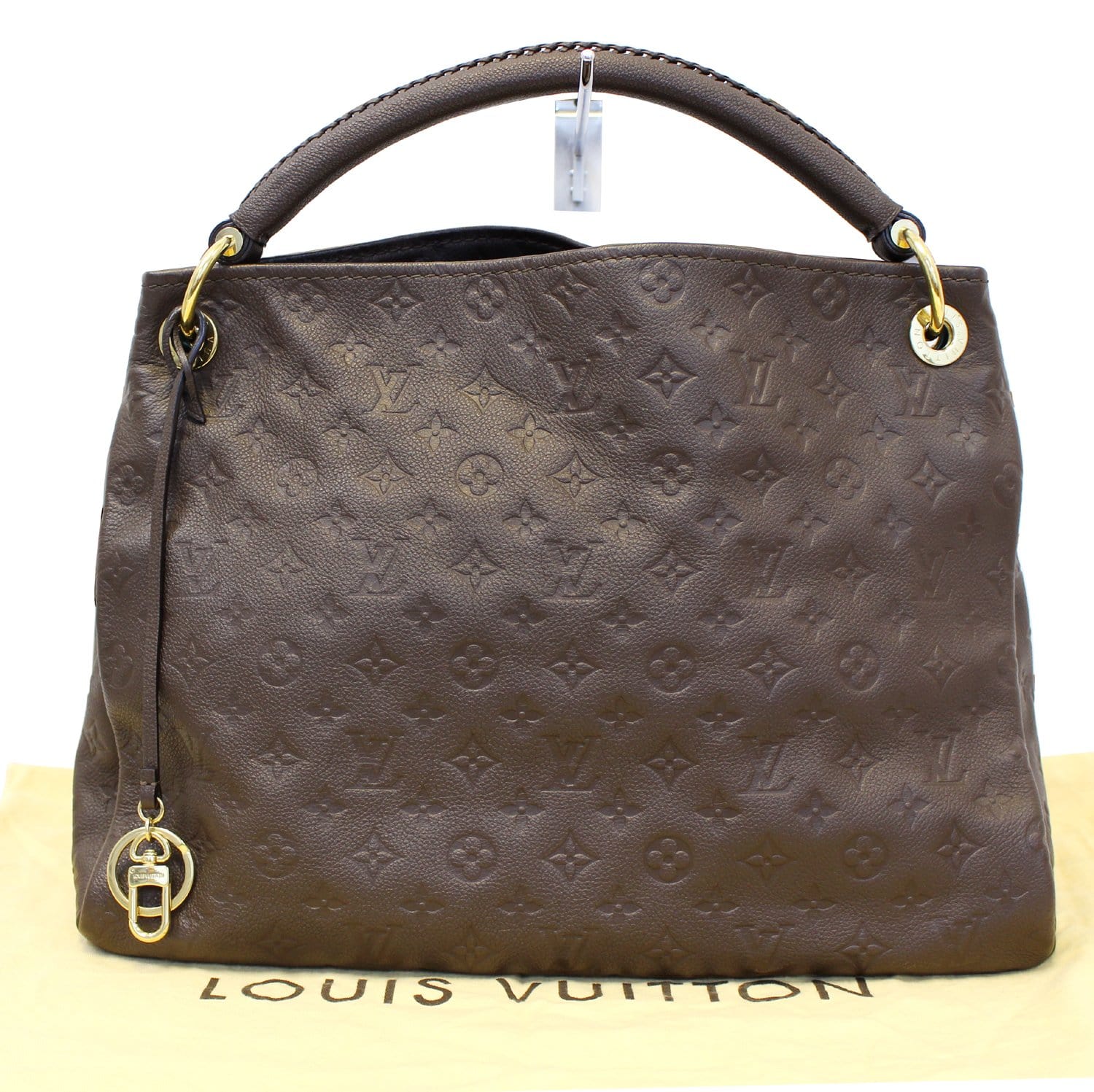 Louis Vuitton Black Monogram Empreinte Leather Artsy MM Bag Louis