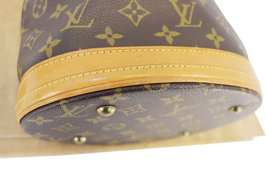 LOUIS VUITTON Monogram Canvas Petite Bucket Bag