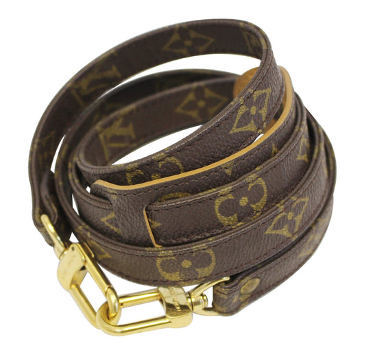 LOUIS VUITTON Monogram Brown Shoulder Strap For Metis and Similar