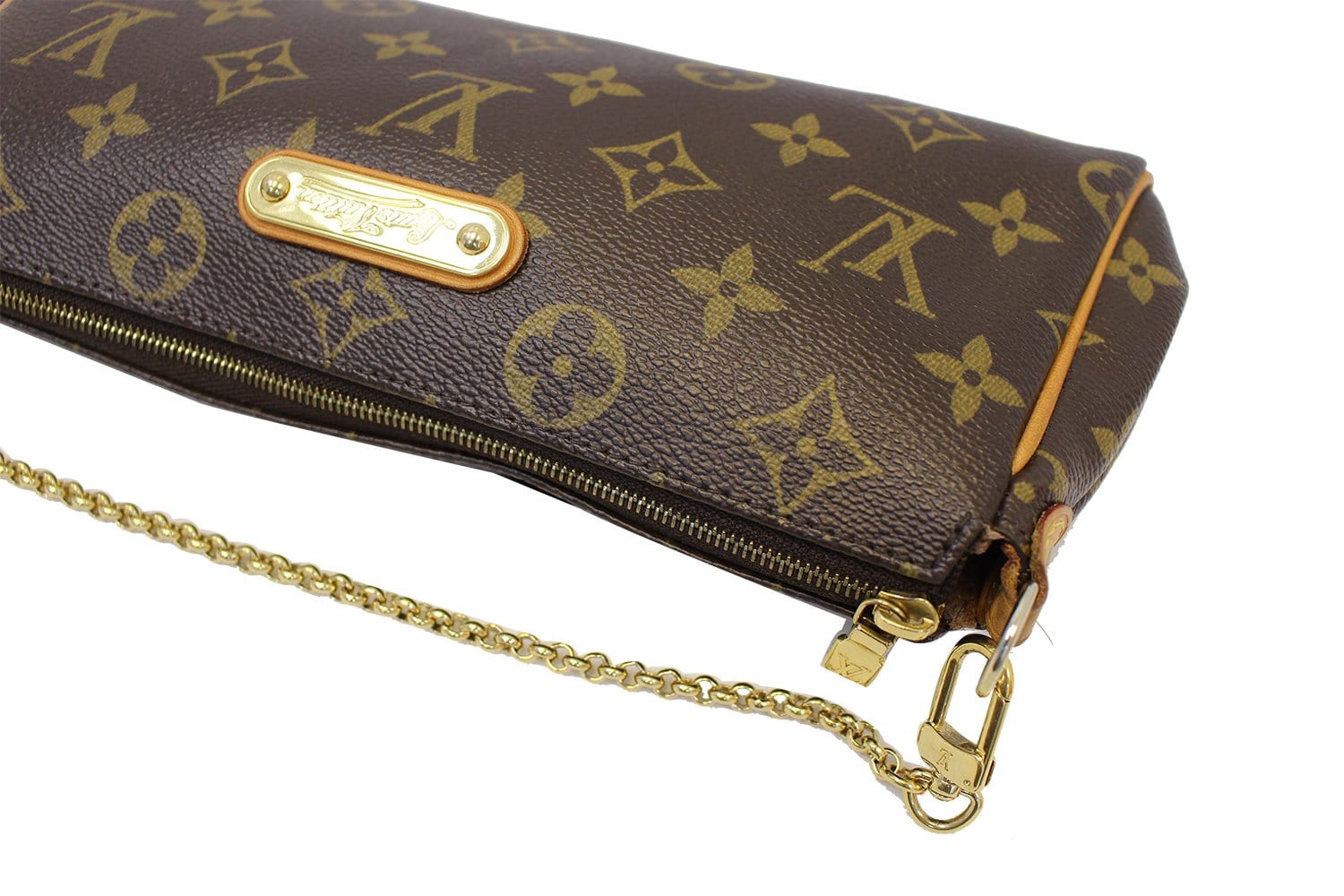 LOUIS VUITTON Monogram Pochette Eva Clutch Bag