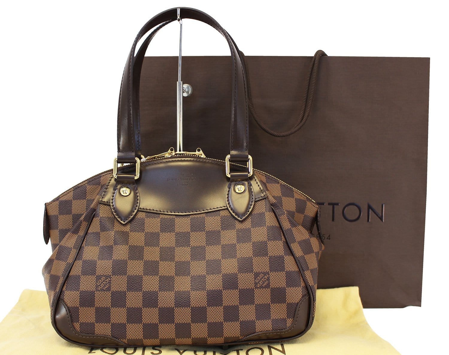 LV Damier Ebene Verona PM, Luxury, Bags & Wallets on Carousell